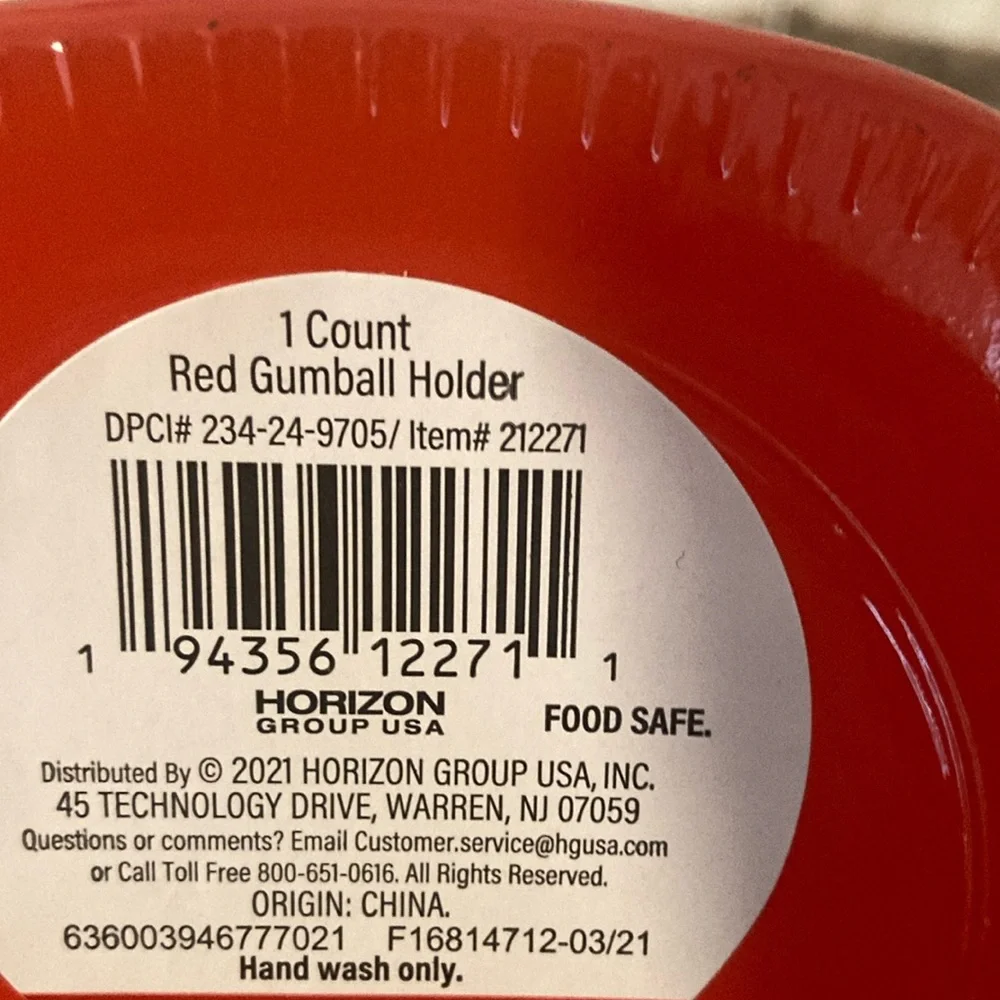 Target BP Gumball GLASS Canister